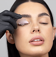 Lash Lift Kit being applied