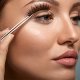 Tweezers used on a model